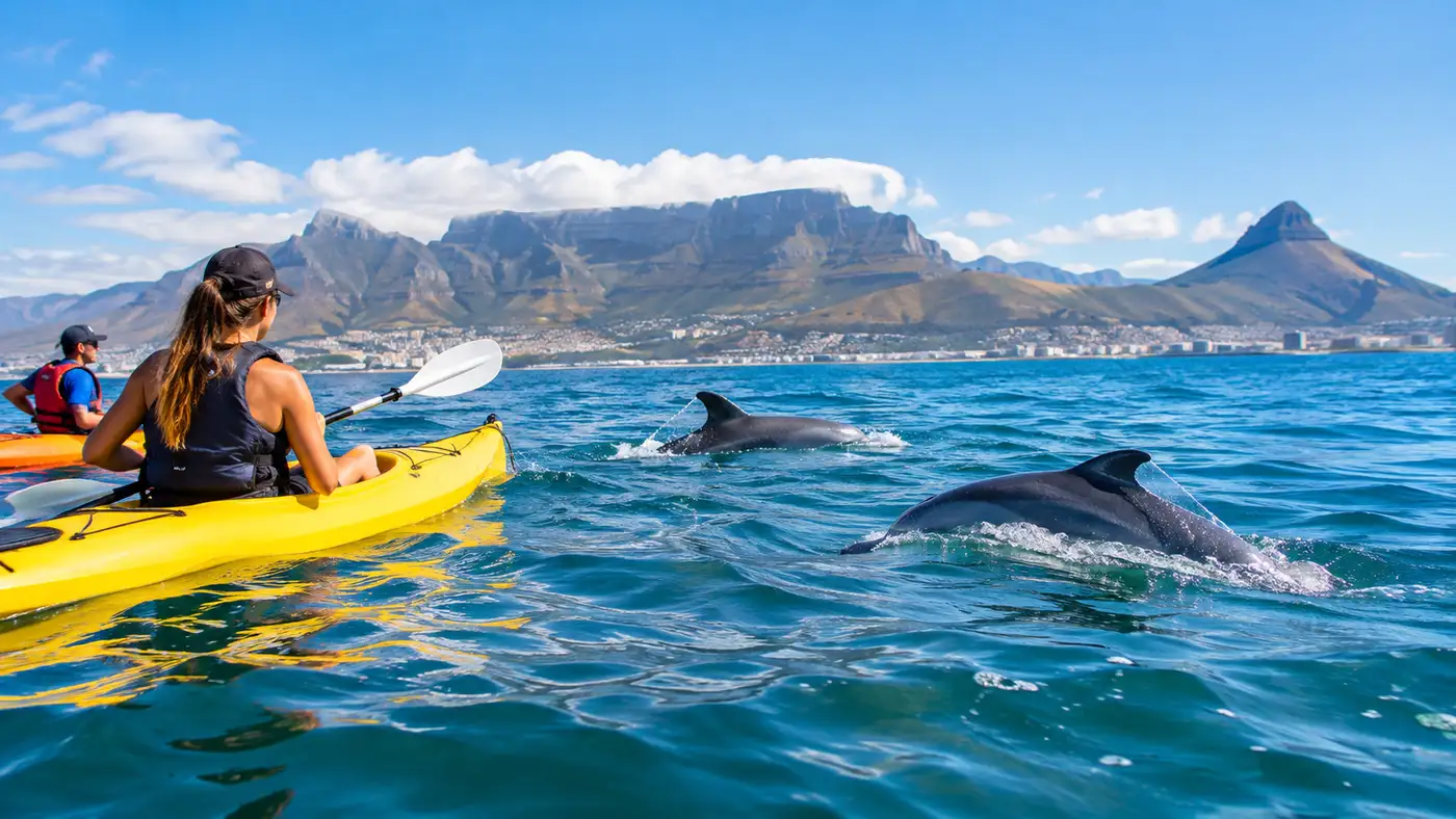 Kayaking with Dolphins in Cape Town How Often It Happens